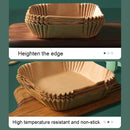 100Pcs Air Fryer Paper Oil Proof Isolation Paper Tray Disposable Non Stick Baking Pad Convenient And Durable Air Fryer Square