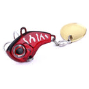 1Pcs 9g 16g 21g Metal VIB Spinner Vibration Fishing Bait With Tail Rotating Spoon Lures Sinking Swimbait Crankbaits Pesca Tackle