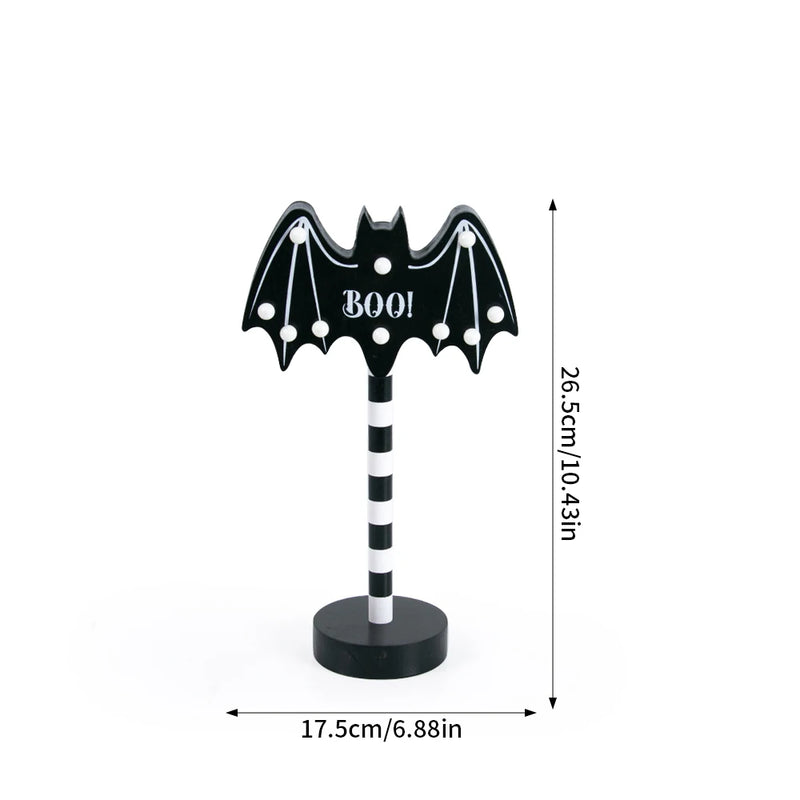 NEW Halloween Decoration light Pumpkin Spider Bat Skull shape Led Light table Night Lamp for Home Decor Haunted Houses Bar Party