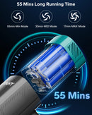 HOMPANY  Vacuum Cleaner for Home with Self-standing,450W/40Kpa 60 Mins Long Runtime, Anti-tangled Stick Vacuum with LED Display