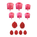 Easter Egg Silicone Candle Mold 3D Flower Relief Spherical Crafts Resin Plaster Cement Casting Molds Valentine's Day Gift Making