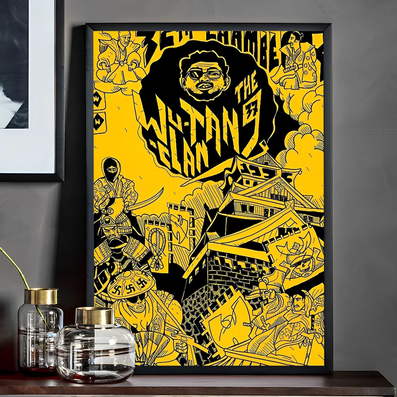 WU-T--TANG CLAN Poster Self-adhesive Art Poster Whitepaper Prints Posters Artwork Aesthetic Art Wall Painting