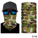 Camouflage Cycling Face Mask Scarf Neck Gaiter Men Seamless Bandana Women Headband Balaclava Tube Face Shield