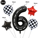 Bike Game Birthday Decorations Bicycle Garland Banner Cycling  Rider Cupcake Toppers Boy Birthday Baby Shower Party Decoration