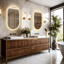 LUVODI Backlit Lighted Bathroom Mirror LED Bedroom Vanity Mirror Salon Mirror with Touch Sensor Dimming Defog IP44