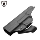 Glock 17/19/26 IWB Kydex Holster Open Top Pistol Cover with Steel Clip and Claw for Glock Handguns Right and Left hand Gun Bags