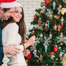 12pcs Christmas Nutcracker Soldier Wooden Pendant Xmas Tree Hanging Ornament Navidad Decoration for Home 2026 New Year Gift