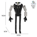 Skibidi Toilet Clock Man Building Blocks Toys Cameraman Speakerman Monitor Titan Tv Man Juguetes Brick Model Toys Gift For Kids