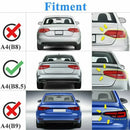 For Audi A4 B8.5 Sedan 13-18 Gloss Black Duckbill Style Rear Boot Spoiler Trunk