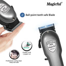 Magicful  Hair Clipper Hair Trimmer For Men Rechargeable Li-ion Battery Shaving Adjustable Electric Professional Hair Clipper