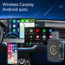 2025 2 in 1 Wireless CarPlay Android Auto Adapter WiFi BT5.0 Smart Dongle Plug&Play Mini Box for Wired CarPlay/Andriod Auto Cars