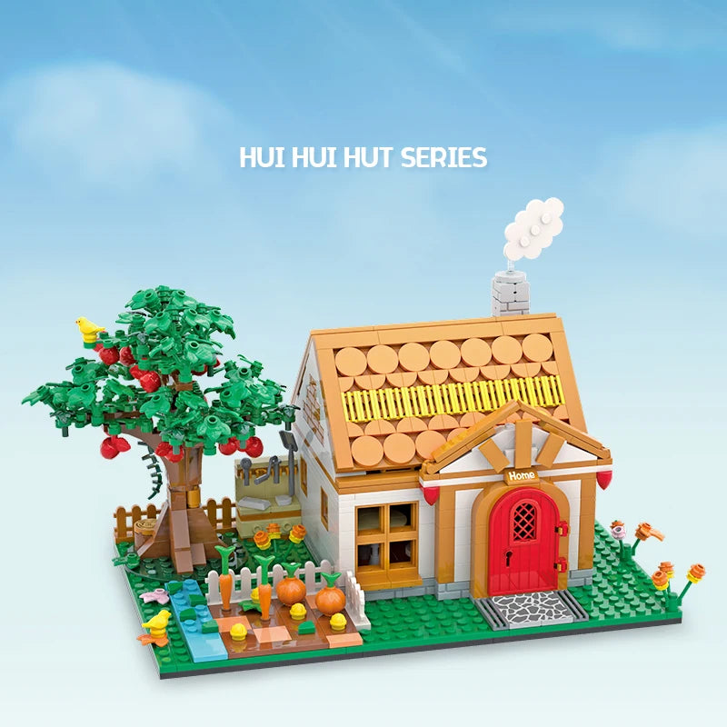 City Street View Series DIY Cottage Shop Building Blocks Set House Villa Model MOC Bricks Kids Assembly Toys Gifts For Girls