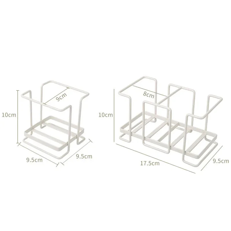 Multipurpose Paper Cup Holder Desktop Disposable Cups Organizer Dispenser Durable Mini Tea Bags Coffee Pods Storage Organizer