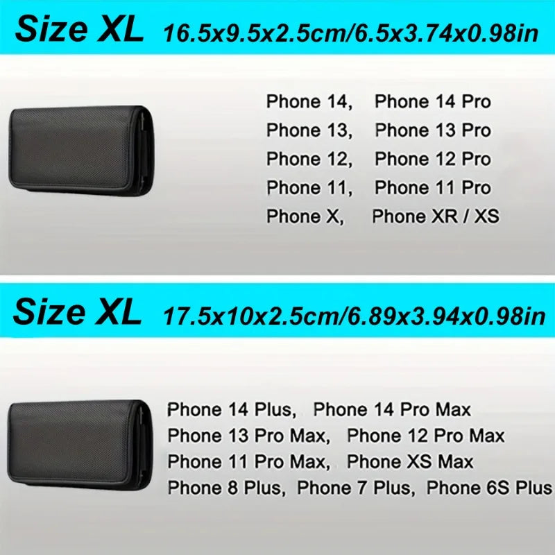 Other 1pc Stylish Multi-functional Men's Belt Bag Mobile Phone Bag Card Money License Case Stylish Simple Black Fanny Pack