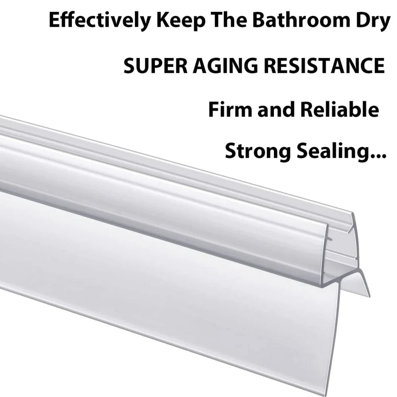 New Shower Door Seal Bath Screen Shower Strip Seal Or Screens Doors 4-6mm Glass Seals Gaps Home Improvement