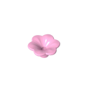 Gobricks GDS-2059 Outdoor Accessory Kit Flower with 6 Rounded Petals and Pin compatible with lego 95831 Assembles Building Block