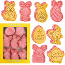 4/8pcs Easter Cookie Cutter Mold Easter Eggs Rabbit Chick Biscuit Fondant Mould For Easter Party Cake Decoration DIY Baking Tool