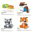 Cute Animal Assembly Building Blocks Set Small Particle Bricks Collection Fun Decoration Educational Holiday Gifts For Childrens