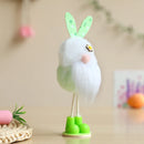 Easter Bunny Ear Gnome Decoration Pink Yellow Green Rabbit Elf Doll Ornaments DIY Spring Birthday Party Supplies Kids Girls Gift