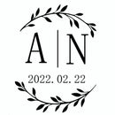 96 Pcs Personalized Round Circle Label Stickers Custom Name Date Thank You Stickers for Bridal Shower Party Favors