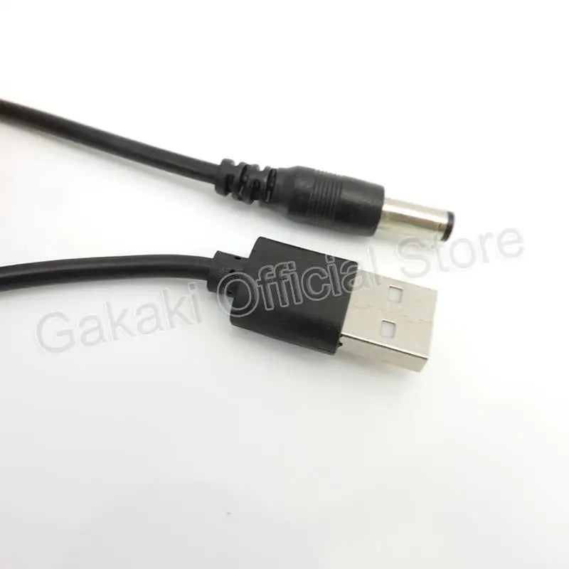 USB 2.0 Male A to DC 5.5mm x 2.5mm Plug Jack DC Power Cord Socket Connector 5V Cable Line 5.5mm*2.1mm