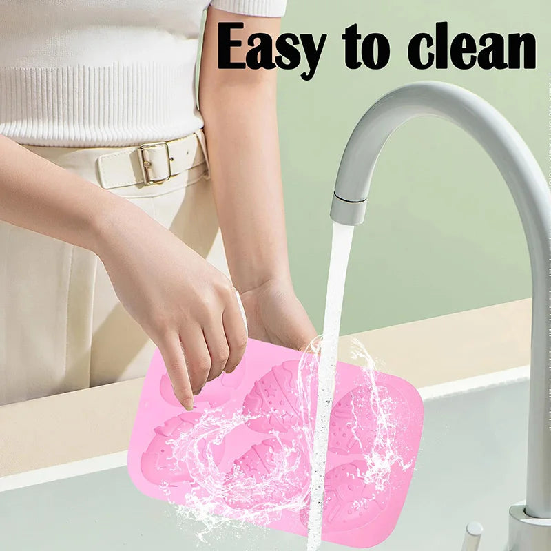 Easter Egg Molds Bunny Silicone Chocolate Egg Rabbit Bunny Molds for Baking Candy Jello Soap Egg Easter Party Cake Decorations