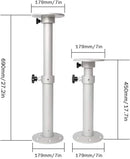 HWHONGRV Adjustable Pedestal Marine Caravan Motorhome Table Pedestal Stand Base 17.7-27 Inch Height Range for RV Marine Boat