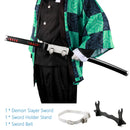 Handmade Demon Slayer Katana 104cm Anime Cosplay Weapon Samurai Sword Real Rengoku Tanjiro Variety of Styles   catana
