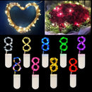 5pcs Copper Wire LED String lights Holiday lighting Fairy lights Garland For Christmas Tree Wedding Party Decoration Lamp CR2032