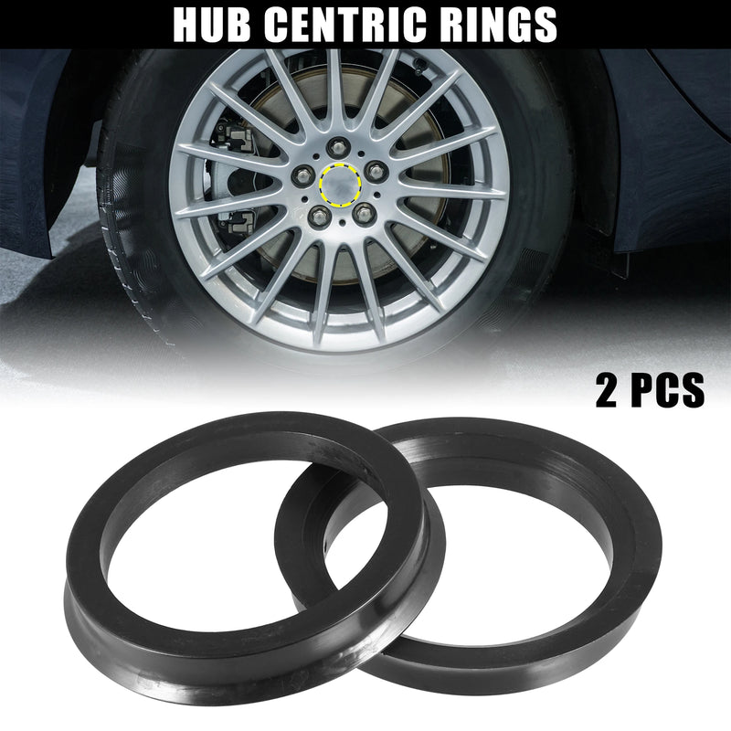 X Autohaux 2pcs Plastic Car Wheel Hub Centric Rings Wheel Bore Center 67.1-54.1 67.1-56.1 67.1-60.1 67.1-63.4 67.1-66.1mm