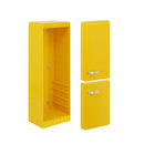 1/6 doll house model  Kitchen appliances refrigerator（ shells need to be used with refrigerator liner，The shell can be replaced）