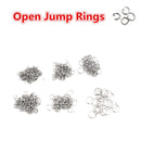 Open Jump Rings 200pcs/lot 3 4 5 6 7 8 10 mm Open JumpRings for DIY Jewelry Making Necklace Bracelet Findings Connector Supplies