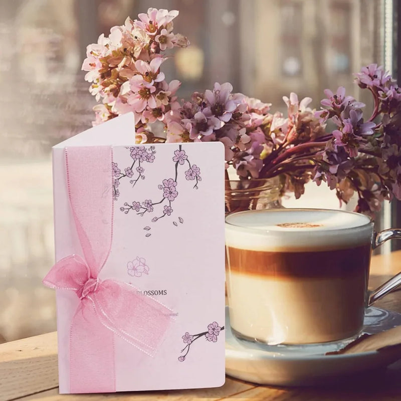 1Sheet Spring Cherry Blossom Season Clear Stamps for DIY Scrapbooking Flowers Silicone Clear Stamp Seals for Cards Making Photo