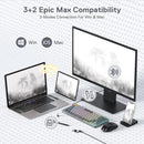 Redragon K652 75% Wireless RGB Mechanical Keyboard, Bluetooth\/2.4Ghz\/Wired Tri-Mode 84 Keys Ultra-Thin Gaming Keyboard