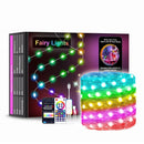 LED Lights String Smart WIFI Bluetooth APP Controls Magic Christmas Holiday Party Decorative Lamp Outdoors Waterproof