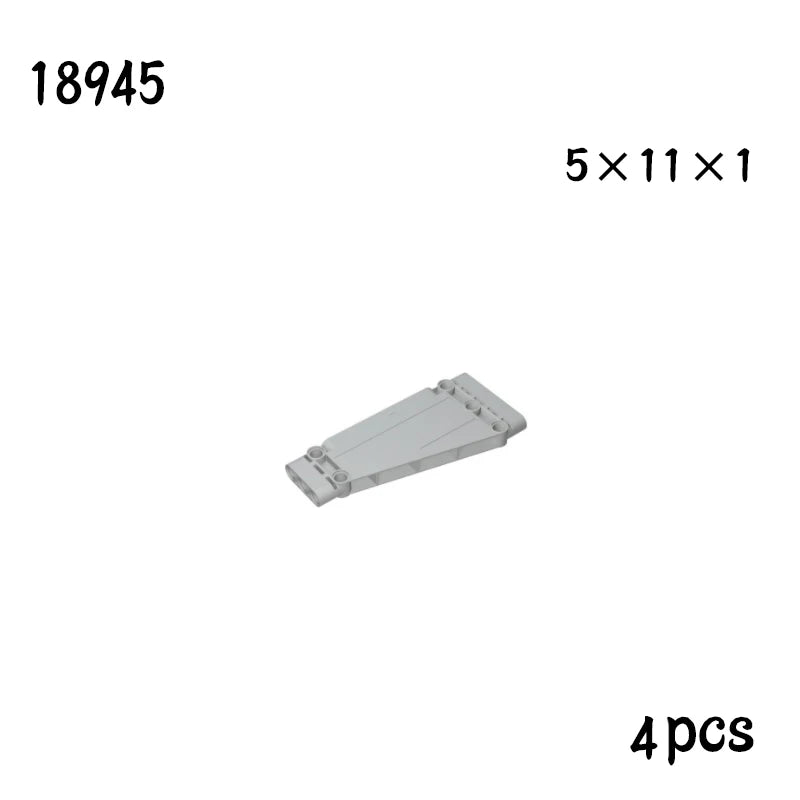 NEW Technical Panel Plate DIY Mechanical Building Blocks MOC Car Parts Brick Toy Gift  24119 62531 64782 11954 18944 18945 24116