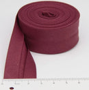 25mm (1“) width Bias Tape 100% Cotton Extra Soft for Baby Cloth Skin-friendly Fablic Bias Binding Tape Ironed Folded 12 yards