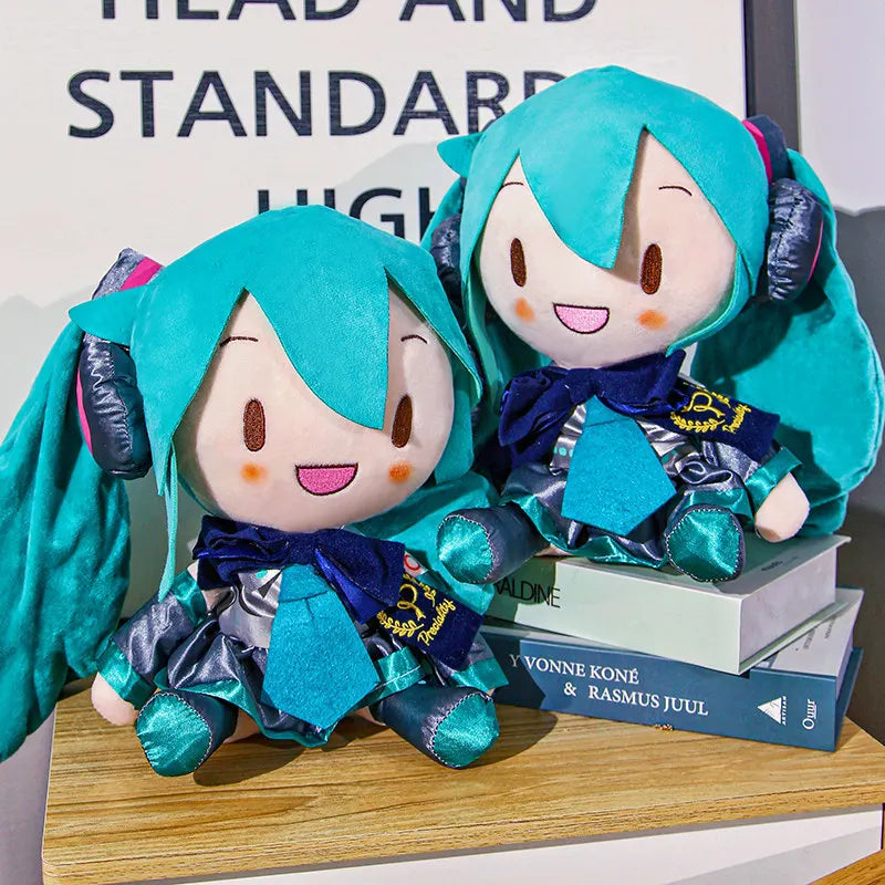 Miku Figure 32Cm Japan Anime Hatsune Miku Plush Puppet Baby Kawaii Doll Toys Girl Birthday Party Christmas Decoration Ornaments