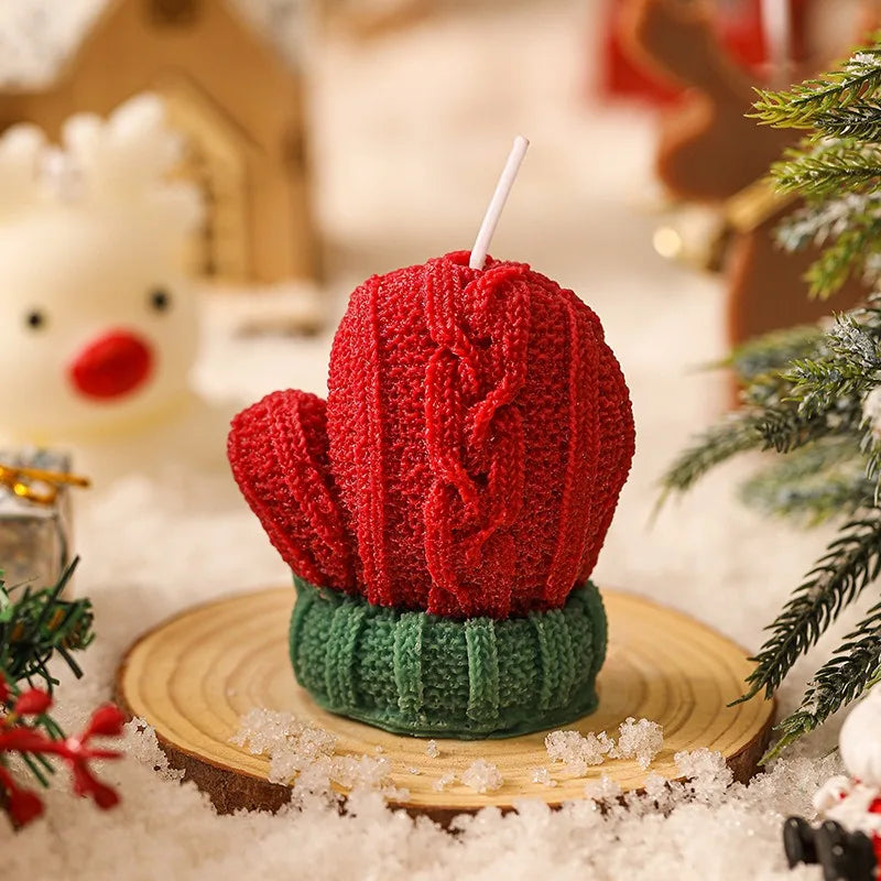 Christmas Decoration Gloves Fragrance Candles navidad Gifts Christmas Pendants Happy New Year 2024