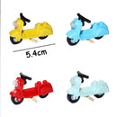 MOC Bricks Chrome Bike Bicycle Scooter Model Building Block Little Sheep Motorcycle City Traffic Bicycle Motor Vehicle Car