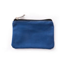 DIY Plain Canvas Cotton Bag Pure Zipper Coin Key Bag Money Pocket Women Men Hand-held Coin Purse Small Wallet Kid