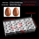 Chocolate Mold for Easter Egg Bunny Chocolate Bonbons Candy Bar Polycarbonate Confectionery Baking Pastry Tools