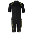 1.5MM Wetsuits for Mens Womens Front Zip Diving Suits Neoprene Short Sleeve Wet Suit for Surfing Diving Swimming Snorkeling