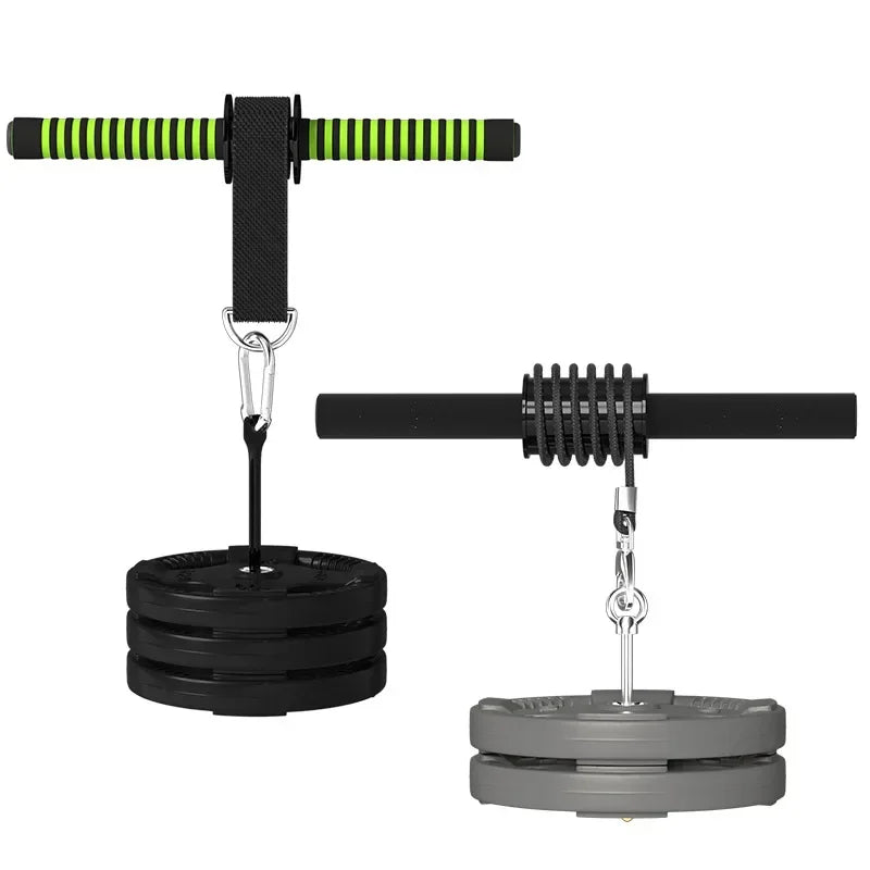 Fitness Forearm Trainer Strengthener Gym Hand Gripper Strength Triceps Exerciser Weight Lifting Rope Waist Roller Power Stick