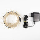 10M 300LEDs Sliver Cluster LED Fairy String Light With Waterproof Plug in Outdoor For Garden Wedding Christmas Tree Decoration