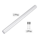 2Pc Whiteboard Dry Erase Board Sticker Wall Sticker Self Adhesive Backing Roll with Markers for Wall Office Home Classroom White