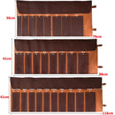 8 9 11 Slot Portable Kitchen Knife Roll Bag Foldable Camping Picnic Carry Case Chef Cooking Knife Storage Pocket Organizer Tools