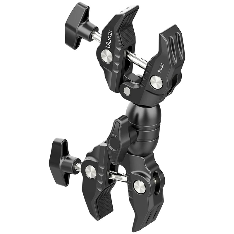 Ulanzi Super Clamp Magic Arm with 1/4 3/8 Thread Multi-function Ball Head Clamp for Canon Nikon Sony Speedlight Monitor Flash