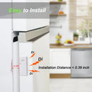 Camluxy Refrigerator Door Alarm When Opened 60 Seconds Time Delay 90dB Loud Ultra-Slim Fridge Alarm Window Open Alarm Safety