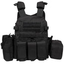 Nylon Tactical Vest Body Armor Hunting Carrier Airsoft Accessories CS Combat MOLLE Camo Military Army Vest for Outdoor Hunting